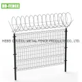 V Curve Bending Metal Fence for Garden Yard